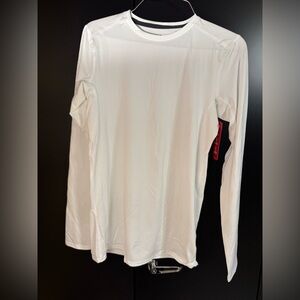 BCG Men's Classic White Long Sleeve Tee